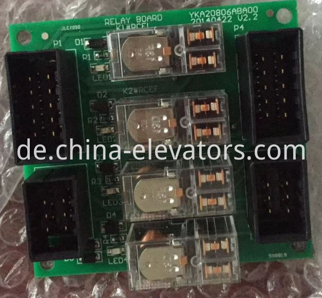 Fujitec Elevator RELAY BOARD YKA20806ABA00